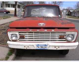 Illustration for article titled 1963 Ford Pickup Down On The Denver Street